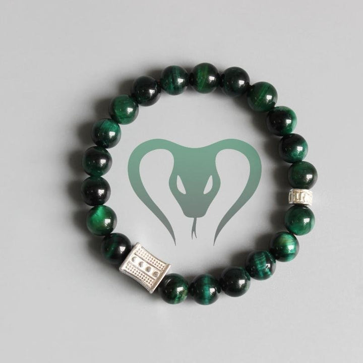 Green Cobra Tigereye - Armband - LAMIVA.de - Yoga Schmuck - Spiritualität