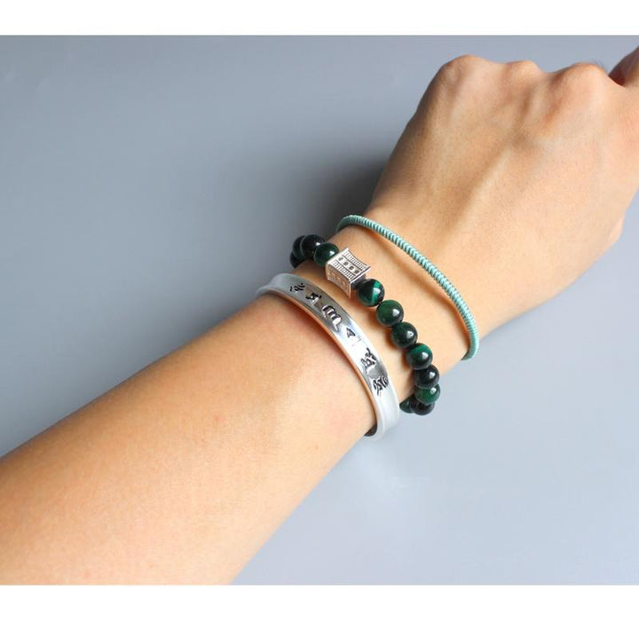 Green Cobra Tigereye - Armband - LAMIVA.de - Yoga Schmuck - Spiritualität