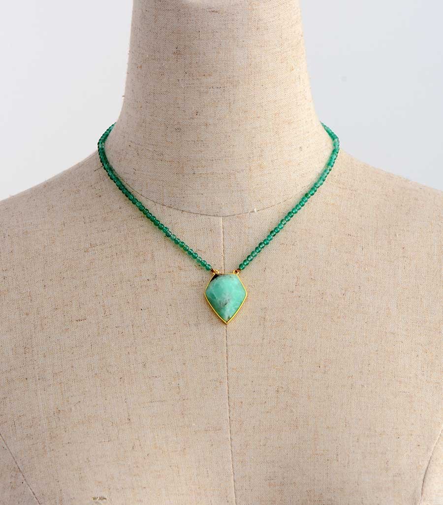 Green Jade - Kette - LAMIVA.de