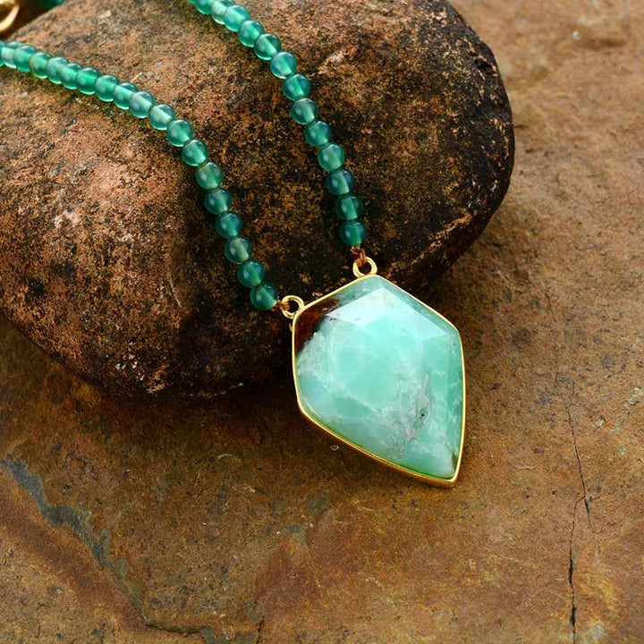 Green Jade - Kette - LAMIVA.de