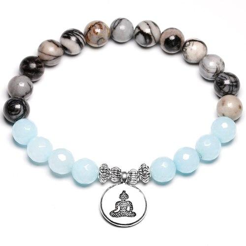 Gris Bleu - Armband - LAMIVA.de - Yoga Schmuck - Spiritualität