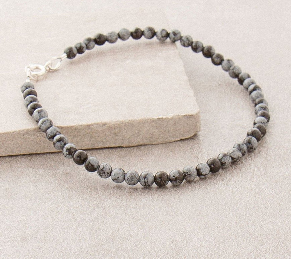 Gris Labradorit - Fusskette - LAMIVA.de - Yoga Schmuck - Spiritualität