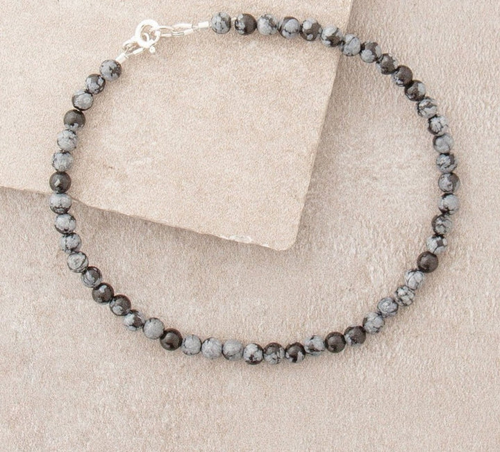 Gris Labradorit - Fusskette - LAMIVA.de - Yoga Schmuck - Spiritualität