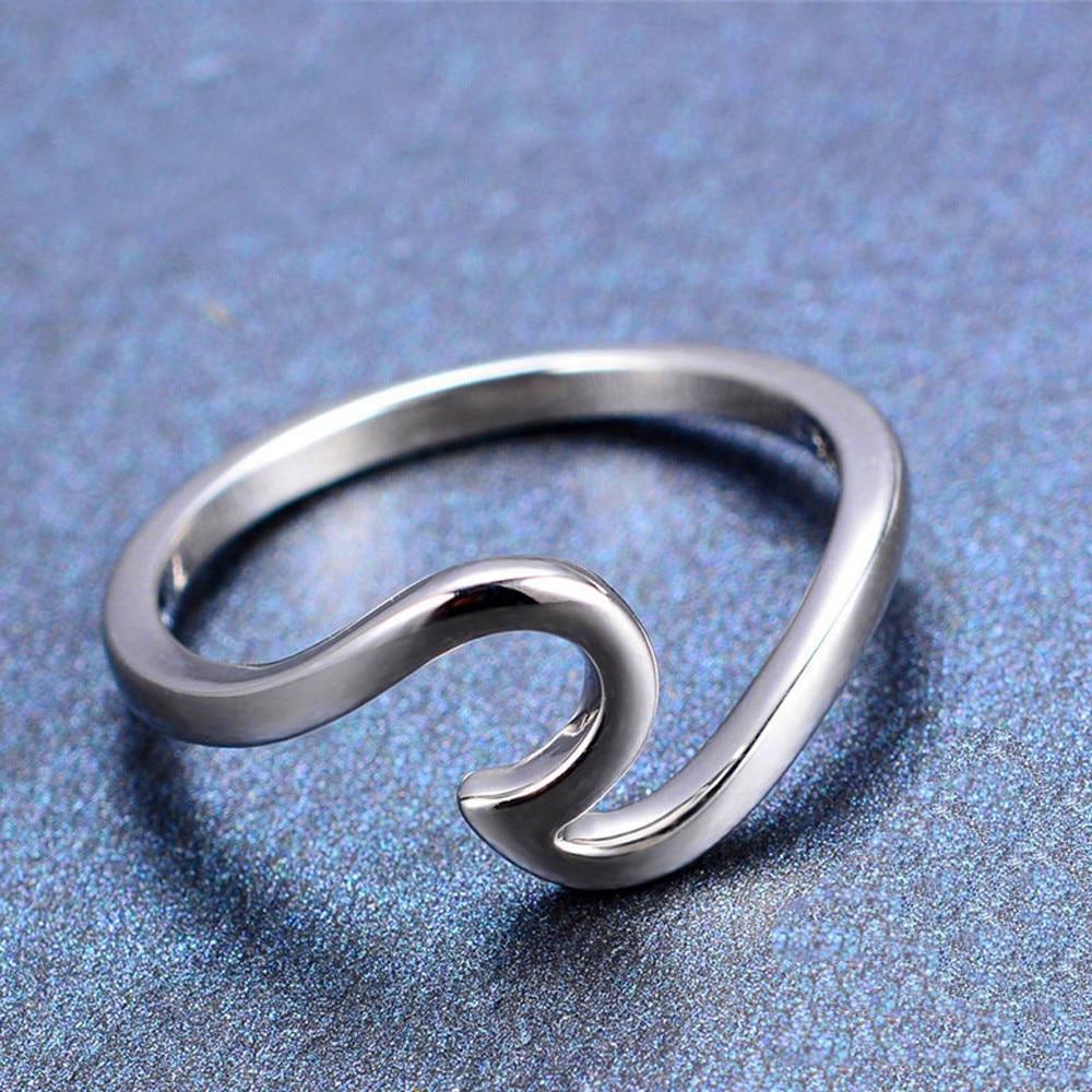 "Happy Wave" - Silber Ring - LAMIVA.de - Yoga Schmuck - Spiritualität