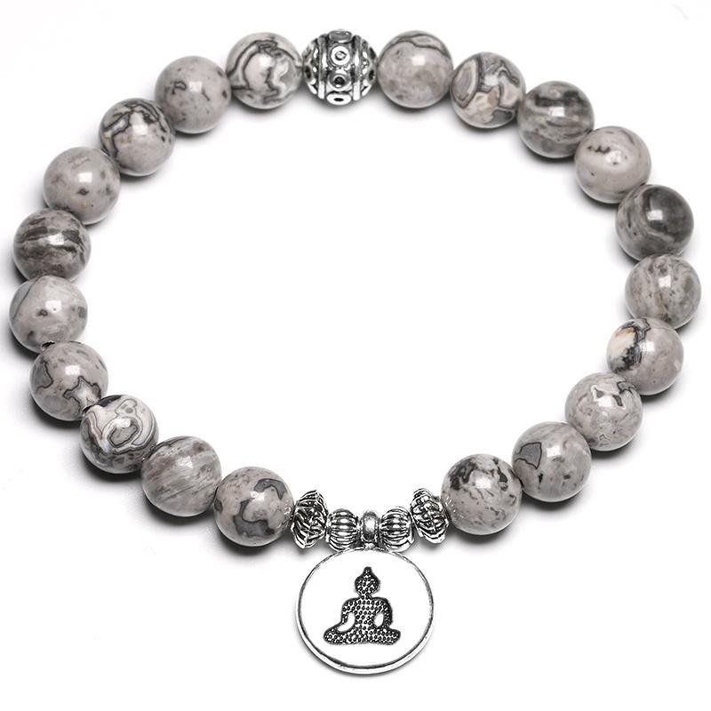 Jaspis Beads - Armband - LAMIVA.de - Yoga Schmuck - Spiritualität