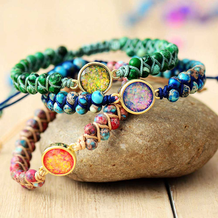 Jaspis Opal Summer - Armband - LAMIVA.de - Yoga Schmuck - Spiritualität