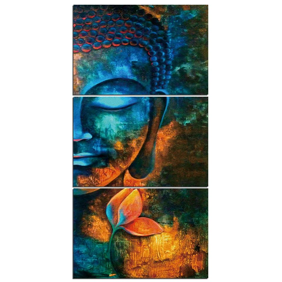 "Joyful Buddha" - Wandbild - LAMIVA.de - Yoga Schmuck - Spiritualität