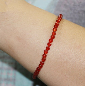 Karneol Edelstein Mini - Armband - LAMIVA.de - Yoga Schmuck - Spiritualität