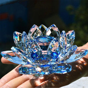 Kristall Lotusblume "Feng Shui" - LAMIVA.de - Yoga Schmuck - Spiritualität