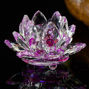 Kristall Lotusblume "Feng Shui" - LAMIVA.de - Yoga Schmuck - Spiritualität