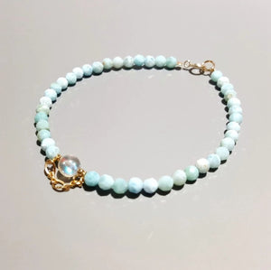 Larimar Aqua - Armband - LAMIVA.de - Yoga Schmuck - Spiritualität