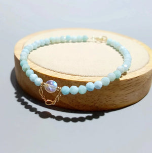 Larimar Aqua - Armband - LAMIVA.de - Yoga Schmuck - Spiritualität