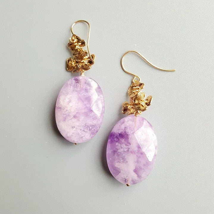 Lavendel Amethyst - Ohrringe - LAMIVA.de