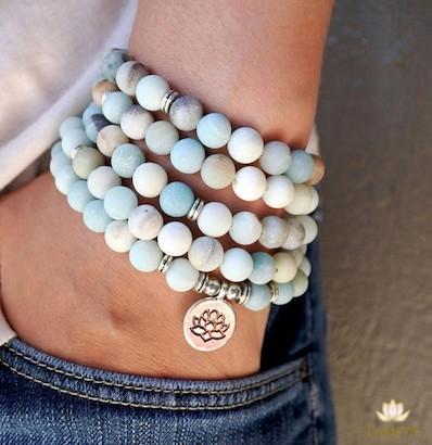 Lotus Beads Ocean - Kette - LAMIVA.de