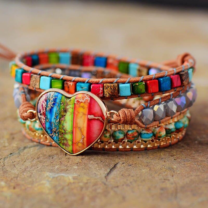 Rainbow Love - Armband - LAMIVA.de