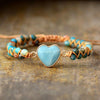 Amazonit Love - Armband - LAMIVA.de