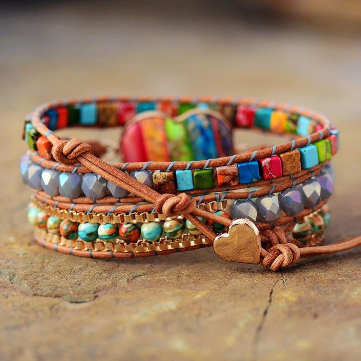 Rainbow Love - Armband - LAMIVA.de