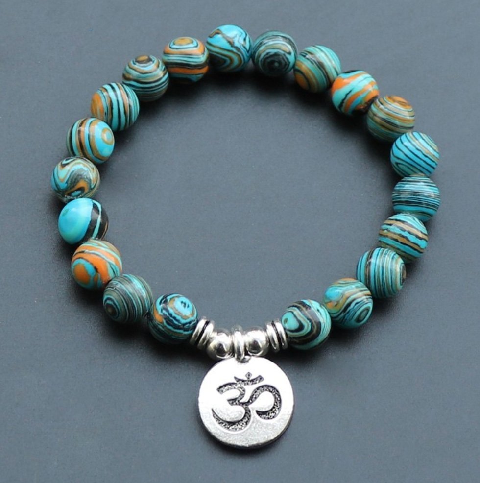 Malachit Perlen - Armband - LAMIVA.de - Yoga Schmuck - Spiritualität