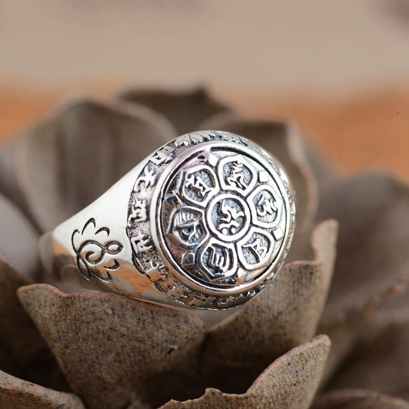 Mantra "Lotusflower" - Ring - LAMIVA.de - Yoga Schmuck - Spiritualität