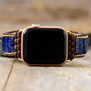 Marine Lapislazuli - Apple Watch Wickelarmband - LAMIVA.de - Yoga Schmuck - Spiritualität