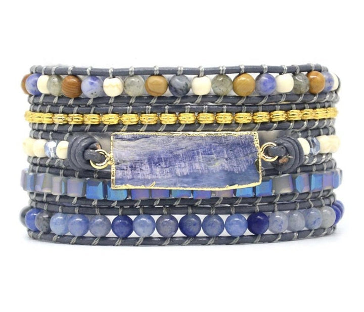 Mystic Topas - Wickelarmband - LAMIVA.de - Yoga Schmuck - Spiritualität