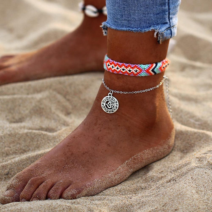 "Namibia Wave" - Fusskette - LAMIVA.de - Yoga Schmuck - Spiritualität