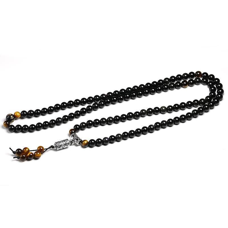Nero Obsidian Buddha - Armband/Kette - LAMIVA.de - Yoga Schmuck - Spiritualität
