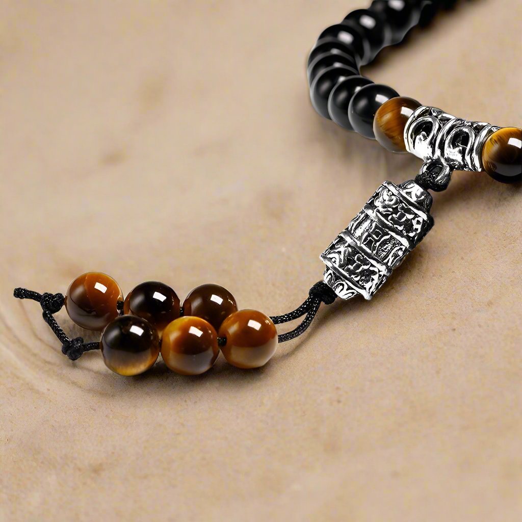 Nero Obsidian Buddha - Armband/Kette - LAMIVA.de - Yoga Schmuck - Spiritualität