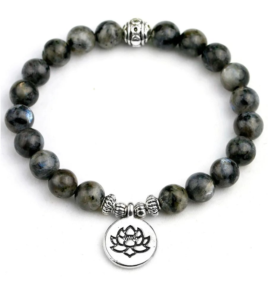 Noire Labradorit- Armband - LAMIVA.de - Yoga Schmuck - Spiritualität