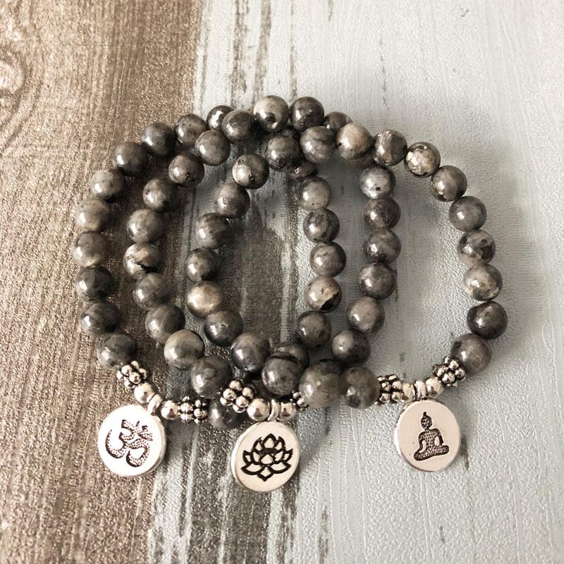 Noire Labradorit- Armband - LAMIVA.de - Yoga Schmuck - Spiritualität