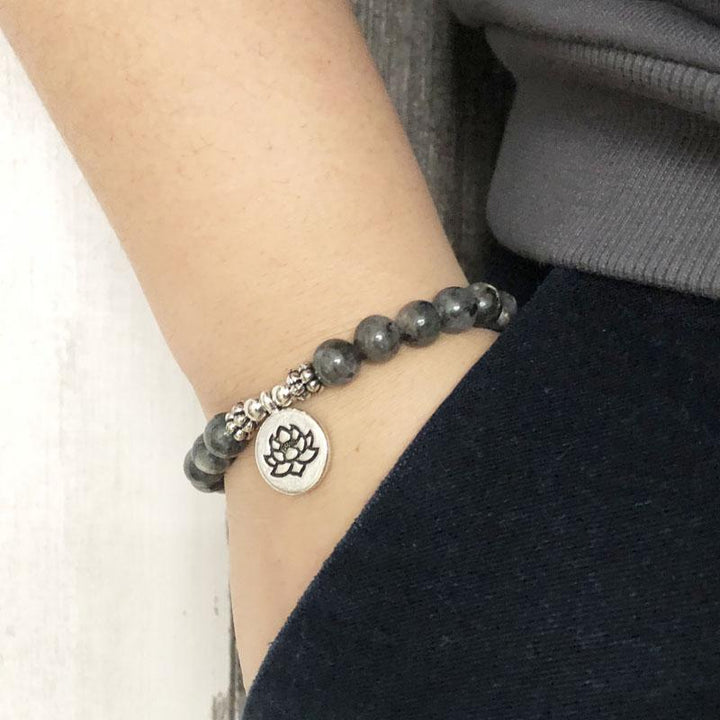 Noire Labradorit- Armband - LAMIVA.de - Yoga Schmuck - Spiritualität