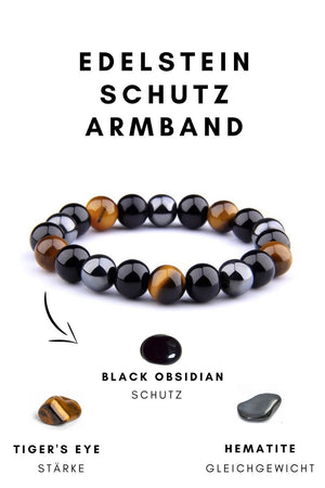 Obsidian Cat - Armband - LAMIVA.de - Yoga Schmuck - Spiritualität