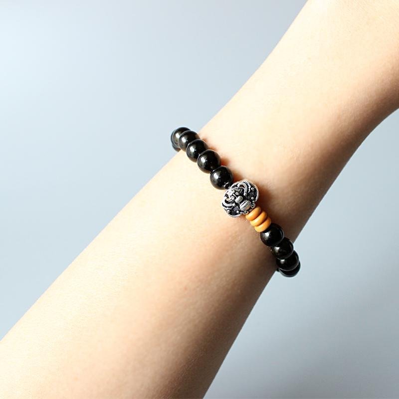 Obsidian Dark Bloom - Armband - LAMIVA.de - Yoga Schmuck - Spiritualität