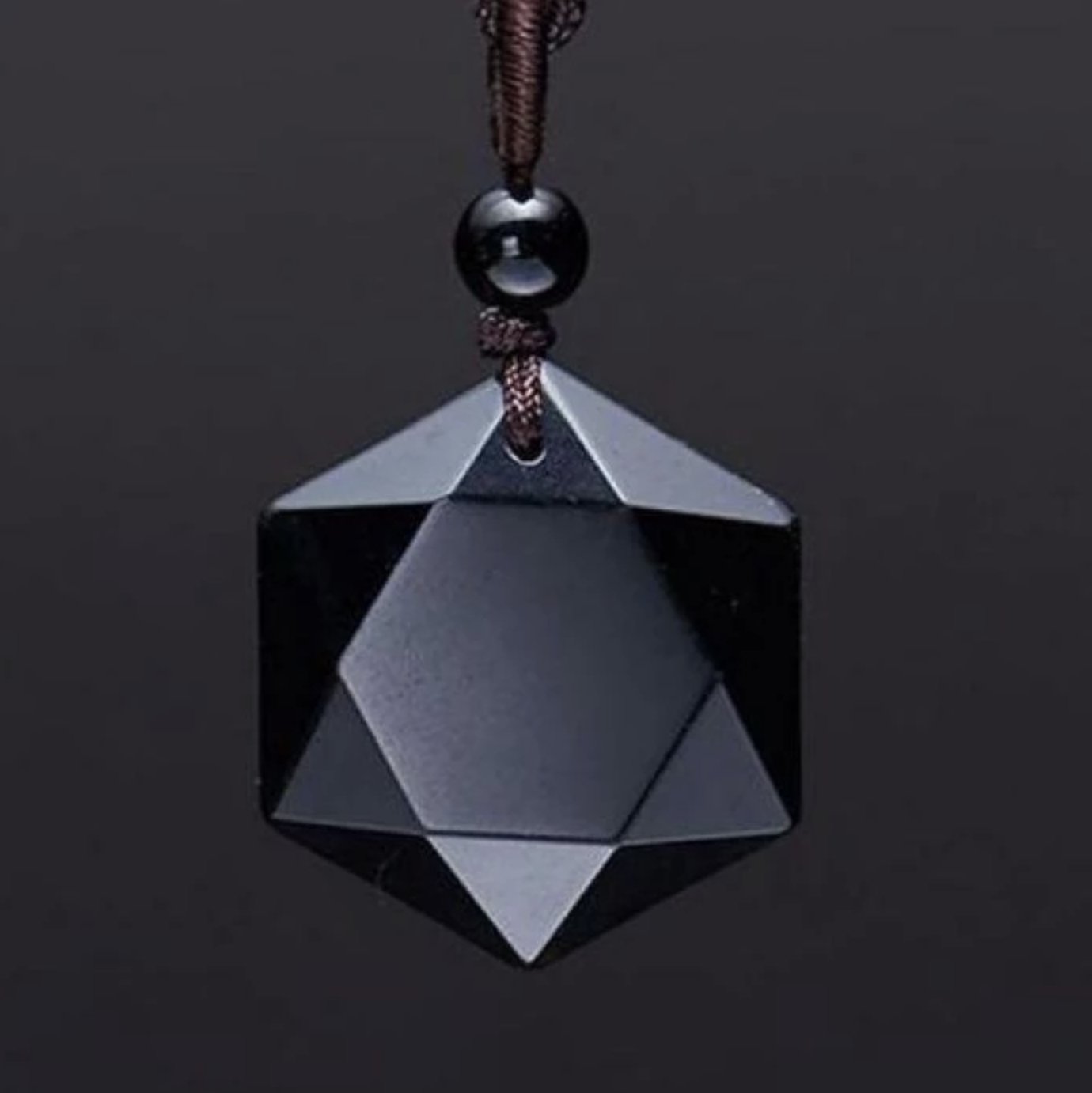 Obsidian Star- Amulet: - LAMIVA.de