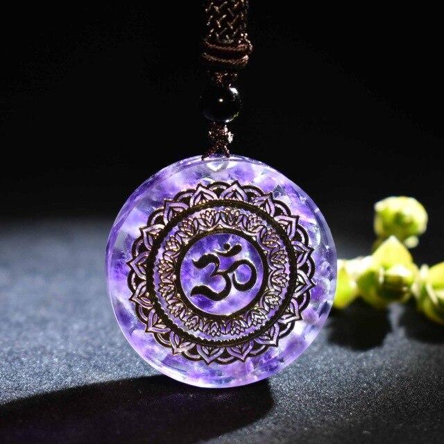 Orgon Amethyst OM - Kette - LAMIVA.de