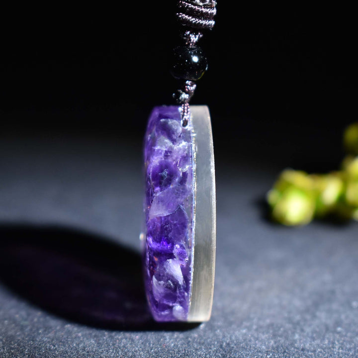 Orgon Amethyst OM - Kette - LAMIVA.de