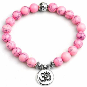 Pink Flowery - Armband - LAMIVA.de - Yoga Schmuck - Spiritualität