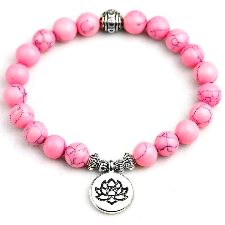 Pink Flowery - Armband - LAMIVA.de - Yoga Schmuck - Spiritualität