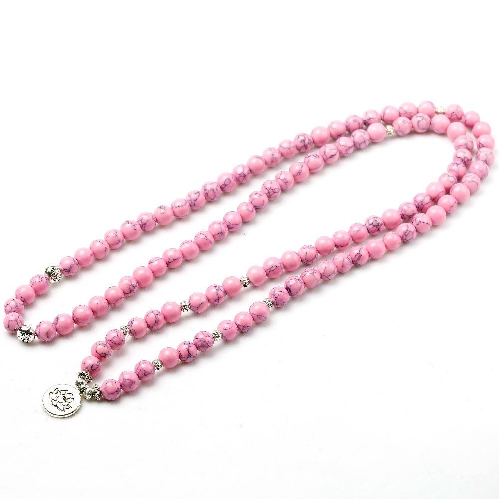 Pink Flowery - Kette - LAMIVA.de