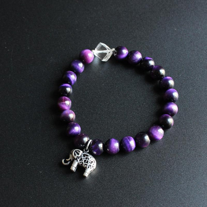 Purple Elephant - Armband - LAMIVA.de - Yoga Schmuck - Spiritualität