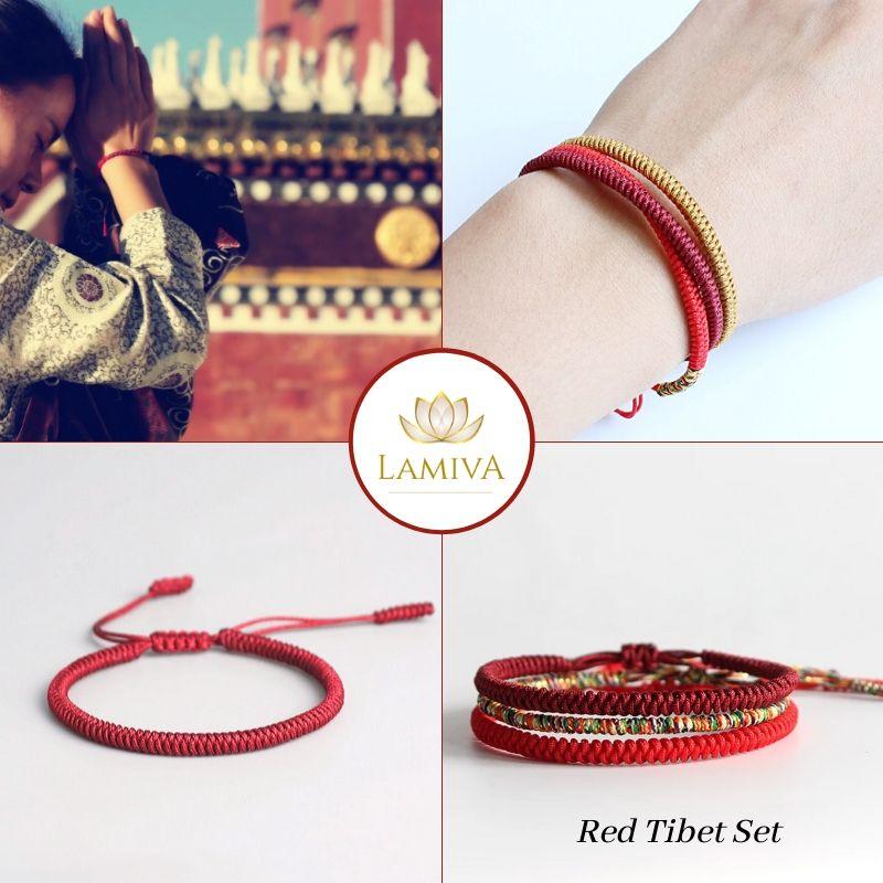 Red Tibet - Armband - LAMIVA.de - Yoga Schmuck - Spiritualität