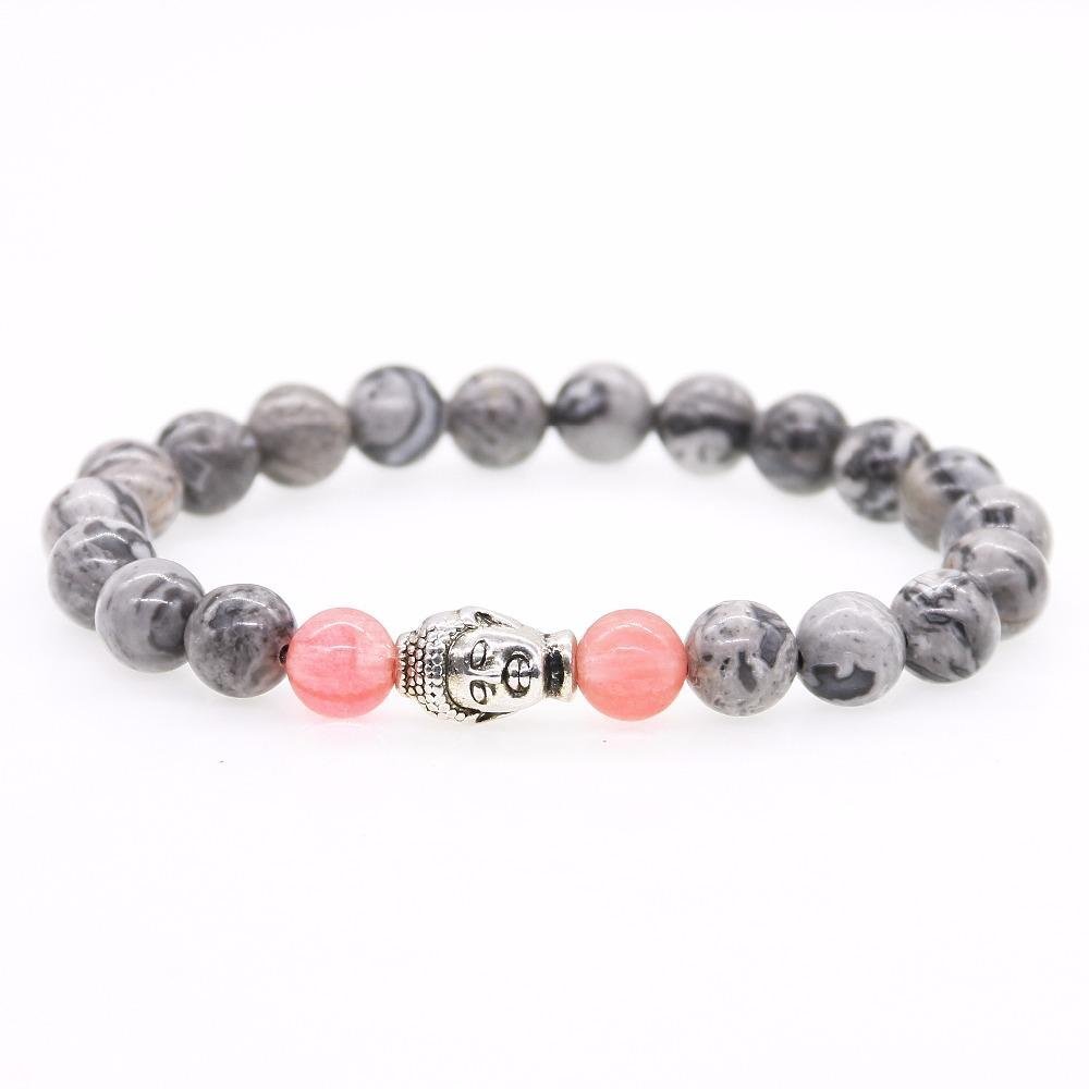 Rosé Buddha - Armband Set - LAMIVA.de - Yoga Schmuck - Spiritualität