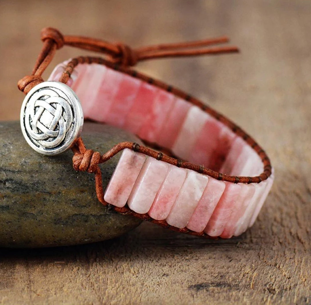 Rosenquarz Positivity - Armband - LAMIVA.de - Yoga Schmuck - Spiritualität