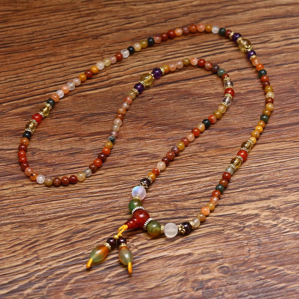 Rouge Quarz - Mala Kette - LAMIVA.de - Yoga Schmuck - Spiritualität