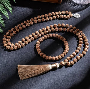 Rudraksha 108 Mala - Kette - LAMIVA.de - Yoga Schmuck - Spiritualität