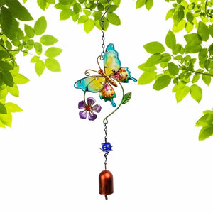 Schmetterling/Blume Windspiel - Dekoration - LAMIVA.de - Yoga Schmuck - Spiritualität
