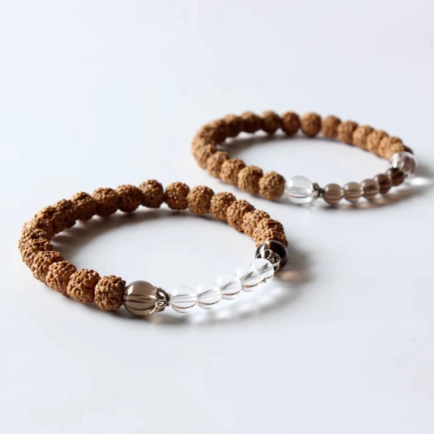 Smoky Rudraksha - Armband - LAMIVA.de - Yoga Schmuck - Spiritualität