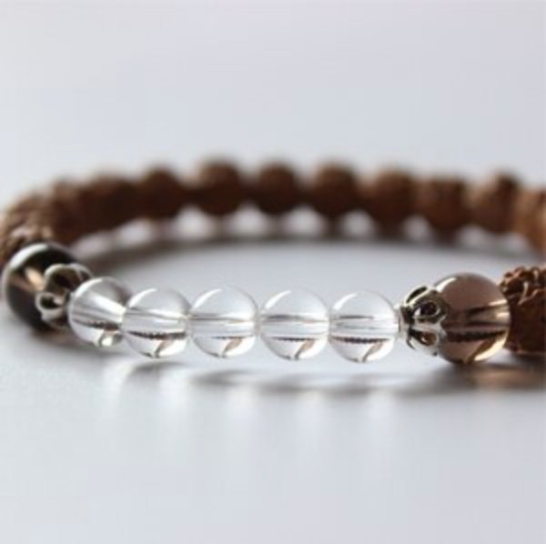 Smoky Rudraksha - Armband - LAMIVA.de - Yoga Schmuck - Spiritualität