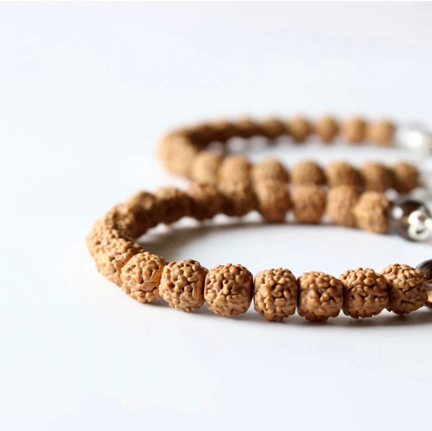 Smoky Rudraksha - Armband - LAMIVA.de - Yoga Schmuck - Spiritualität