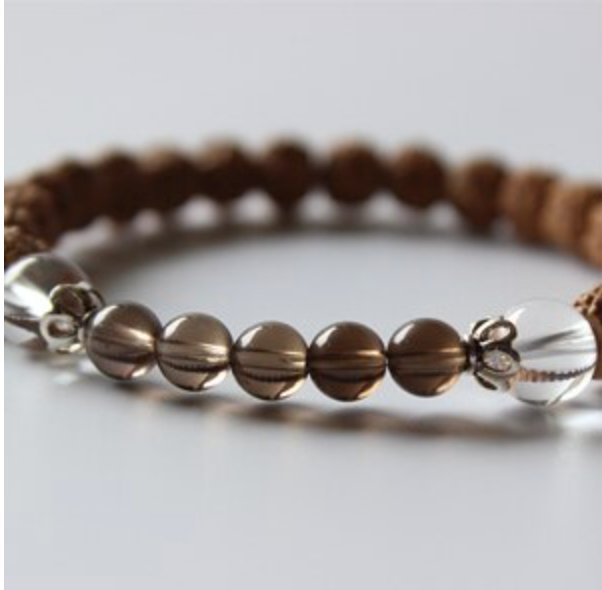 Smoky Rudraksha - Armband - LAMIVA.de - Yoga Schmuck - Spiritualität